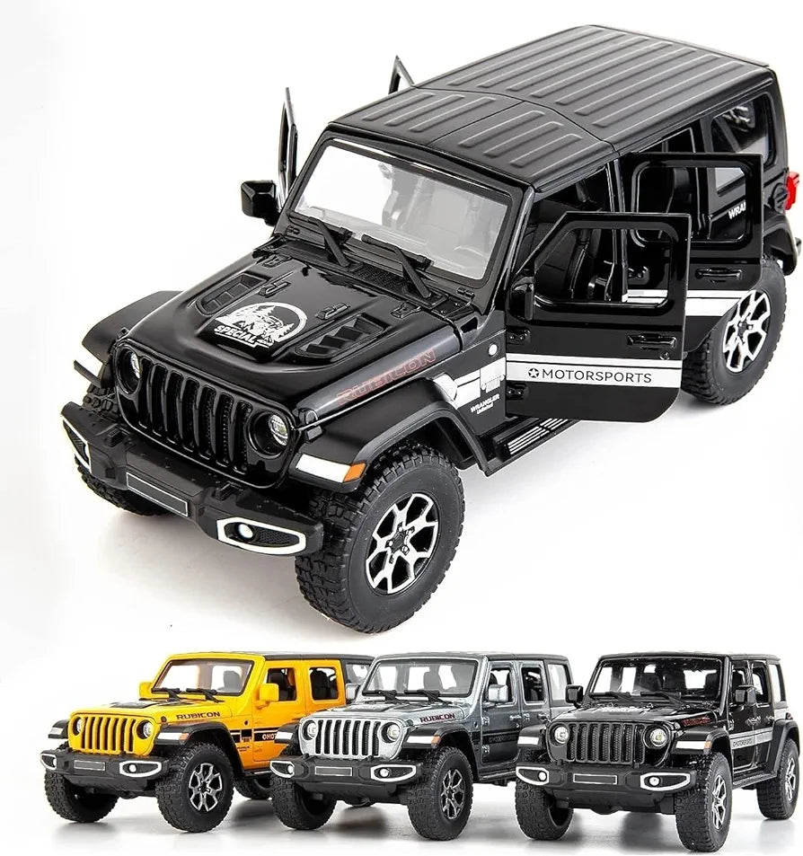 Jeep Rubicon Metal Diecast Car 1 22 20x8 cm Kaarr