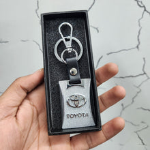 Load image into Gallery viewer, Crystal Logo Car Keychain