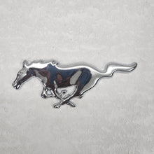 Load image into Gallery viewer, 3D Mustang Horse Metal Sticker Decal Silver (16 x 6 cm)