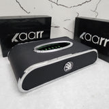 Royal Tissue Holder Leather Case with Logo & Tissues