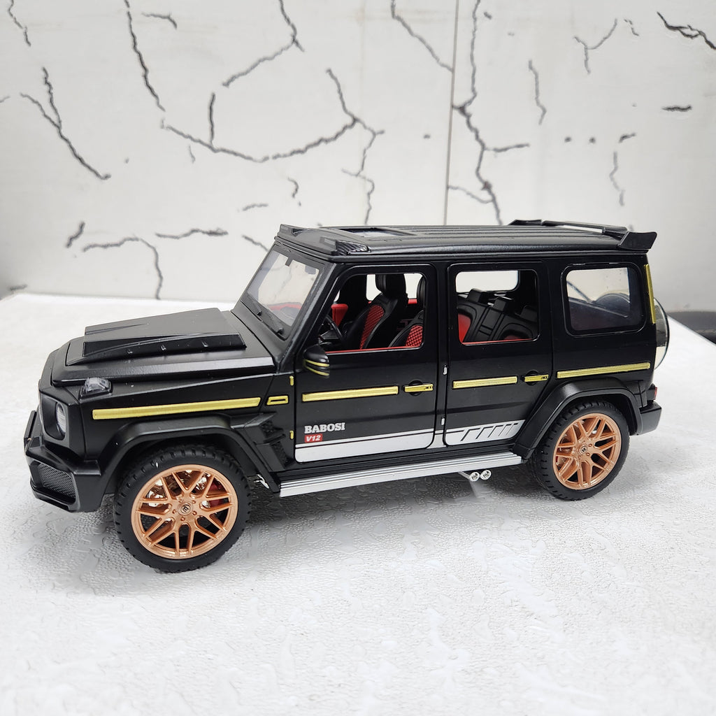 G Wagon Brabus Black Metal Diecast Car 1:18 (28x11 cm)