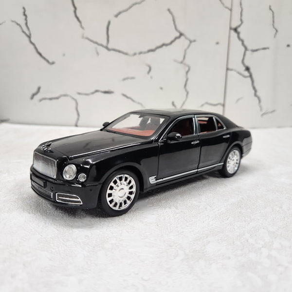 Bentley Mulsane Black Metal Diecast Car 1:24 (20x8 cm)