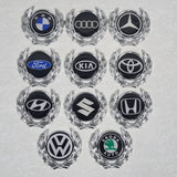 3D Owners Club v4.0 Car Metal Emblem Badge Sticker Decal (Silver) 6 x 5.5 cm