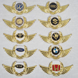 3D Owners Club v6.0 Car Metal Emblem Badge Sticker Decal (Gold)