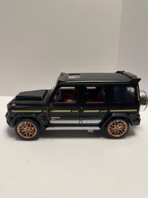 Load image into Gallery viewer, G Wagon Brabus Black Metal Diecast Car 1:18 (28x11 cm)