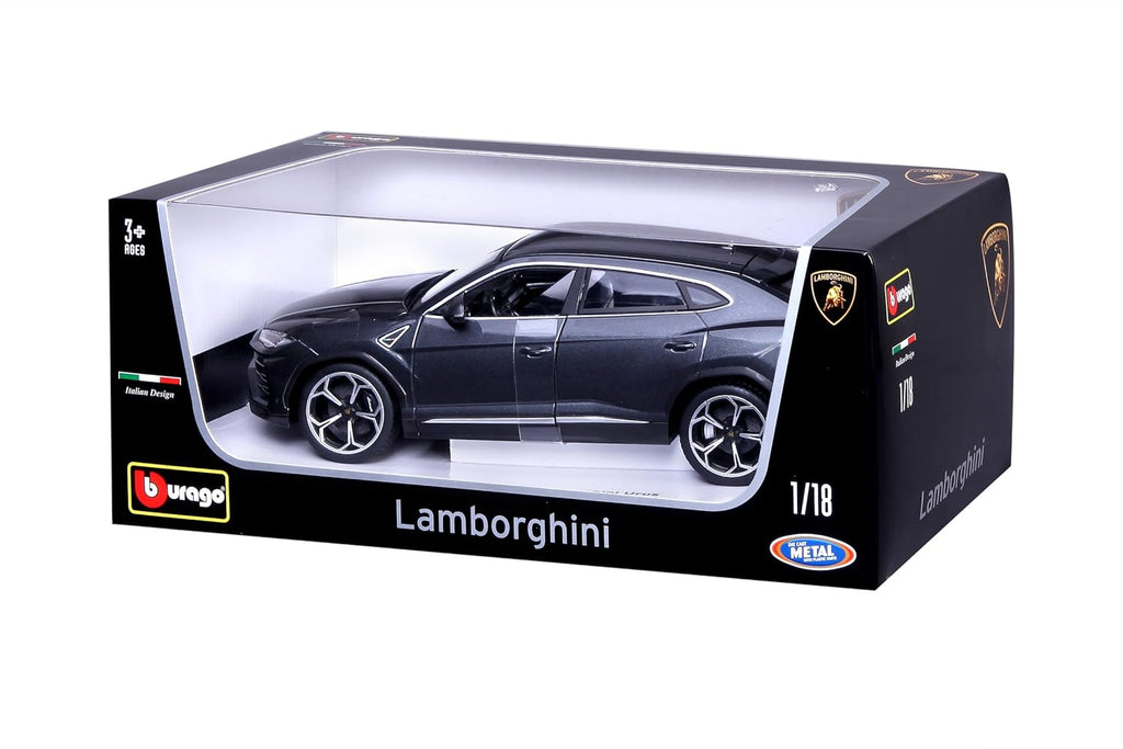 Lamborghini Urus Met. Grey 1:18 Licensed Bburago Diecast Scale Model