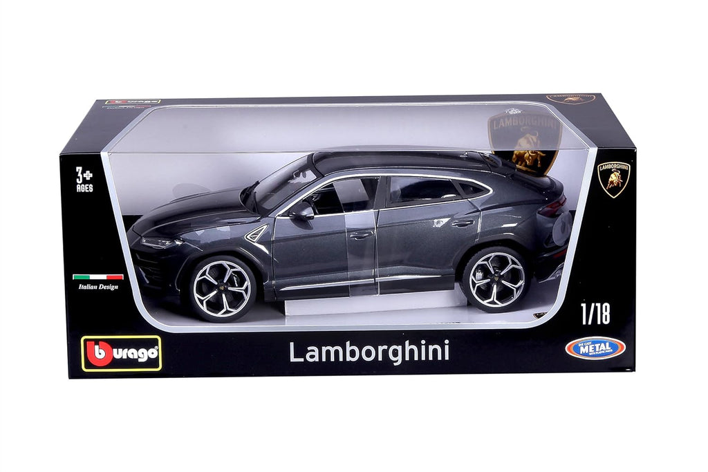 Lamborghini Urus Met. Grey 1:18 Licensed Bburago Diecast Scale Model