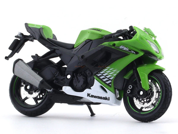 Kawasaki Ninja ZX 10R 1:18 Licensed Maisto Diecast Alloy Model Bike