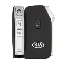 Load image into Gallery viewer, Kia Facelift 3 Button Keyless Push Button Key Premium Metal Alloy Keycase with Holder &amp; Rope Chain