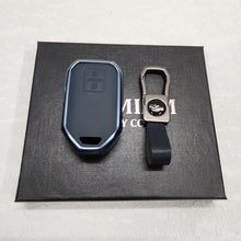 Load image into Gallery viewer, Suzuki Swift/Baleno/Ignis 2 Button Key Exclusive Aluminium Alloy Leather Keycase with Holder &amp; Rope Chain