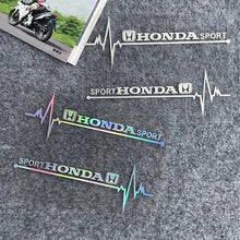 Load image into Gallery viewer, Heartbeat Brand Logo Laser Reflective Car Sticker (2 Pcs Set)