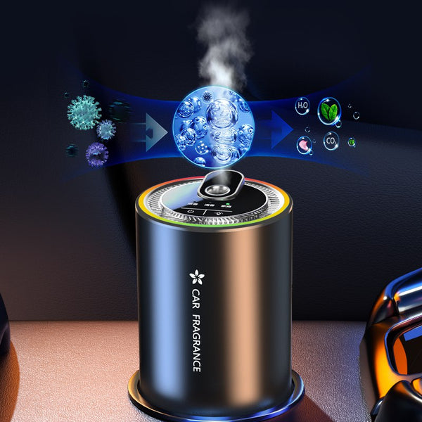 Car Smart Aromatherapy Machine Automatic Diffuser with Ambient and Star Lightings