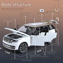 Load image into Gallery viewer, Range Rover Autobiography SV New Metal Diecast Car 1:18 (28x11 cm)