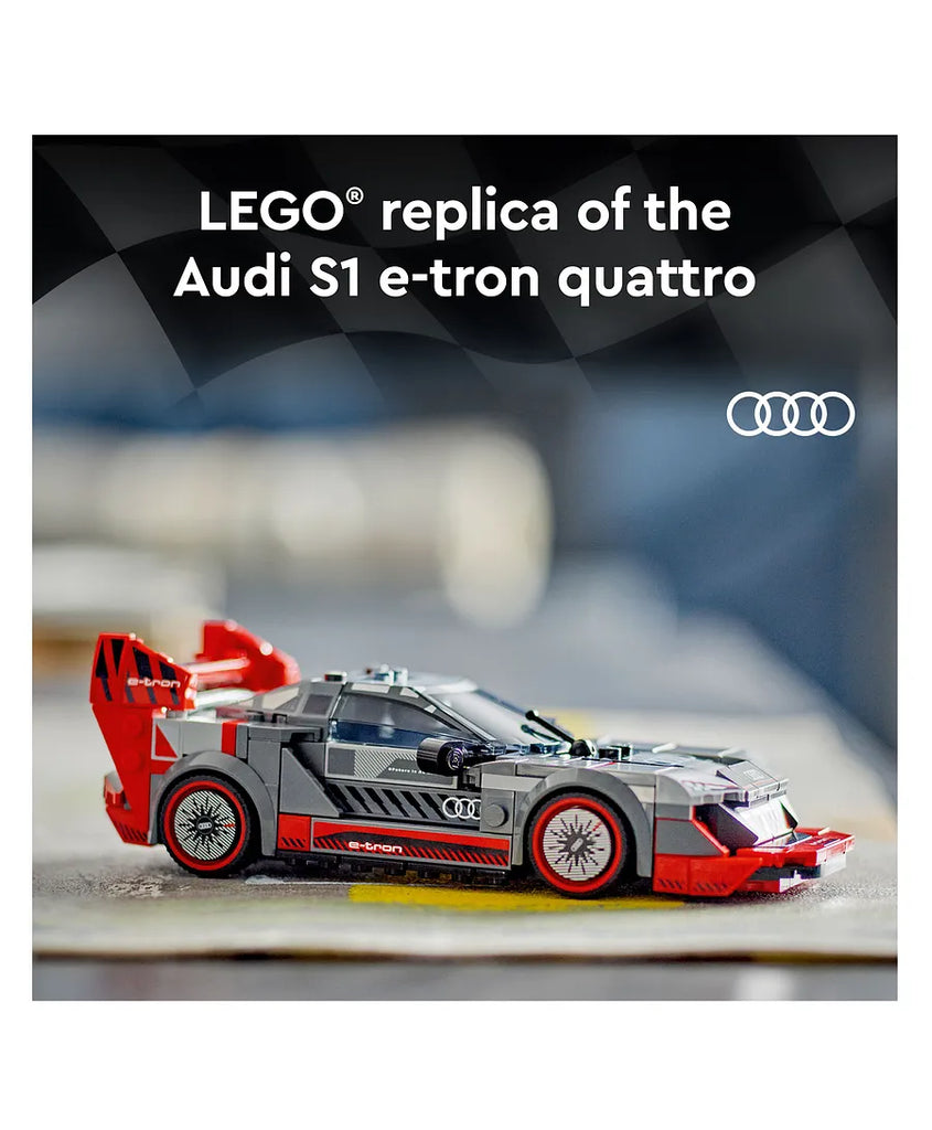 Audi S1 e-tron quattro LEGO Speed Champions Race Cars 274 Pieces