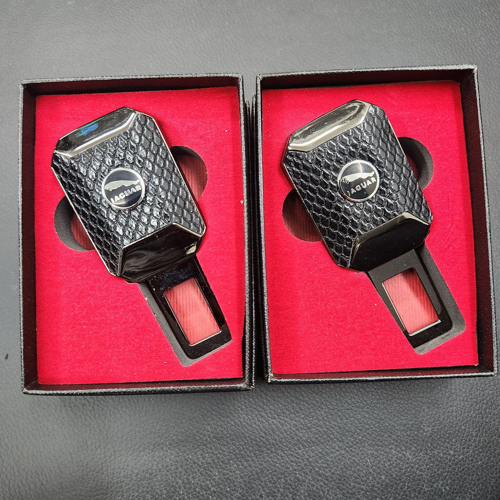 2 Pcs, Carbon Fiber Metal 2in1 Buckle & Holder With Logo