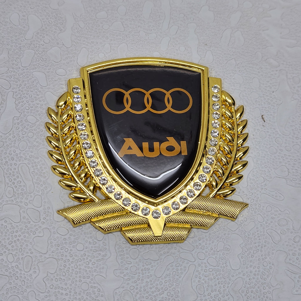 3D Owners Club v3.0 Car Metal Emblem Badge Sticker Decal (Gold)