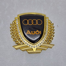 Load image into Gallery viewer, 3D Owners Club v3.0 Car Metal Emblem Badge Sticker Decal (Gold)