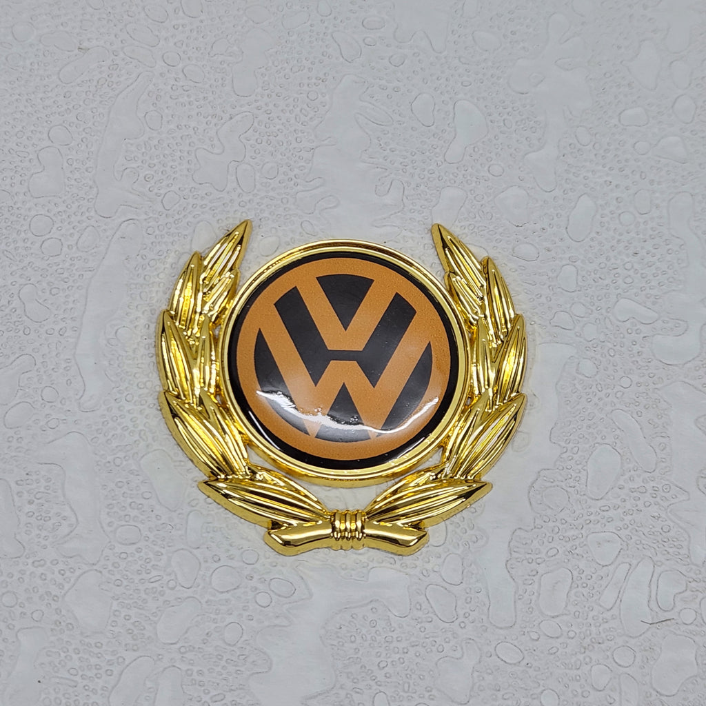 3D Owners Club v4.0 Car Metal Emblem Badge Sticker Decal (Gold) 6 x 5.5 cm