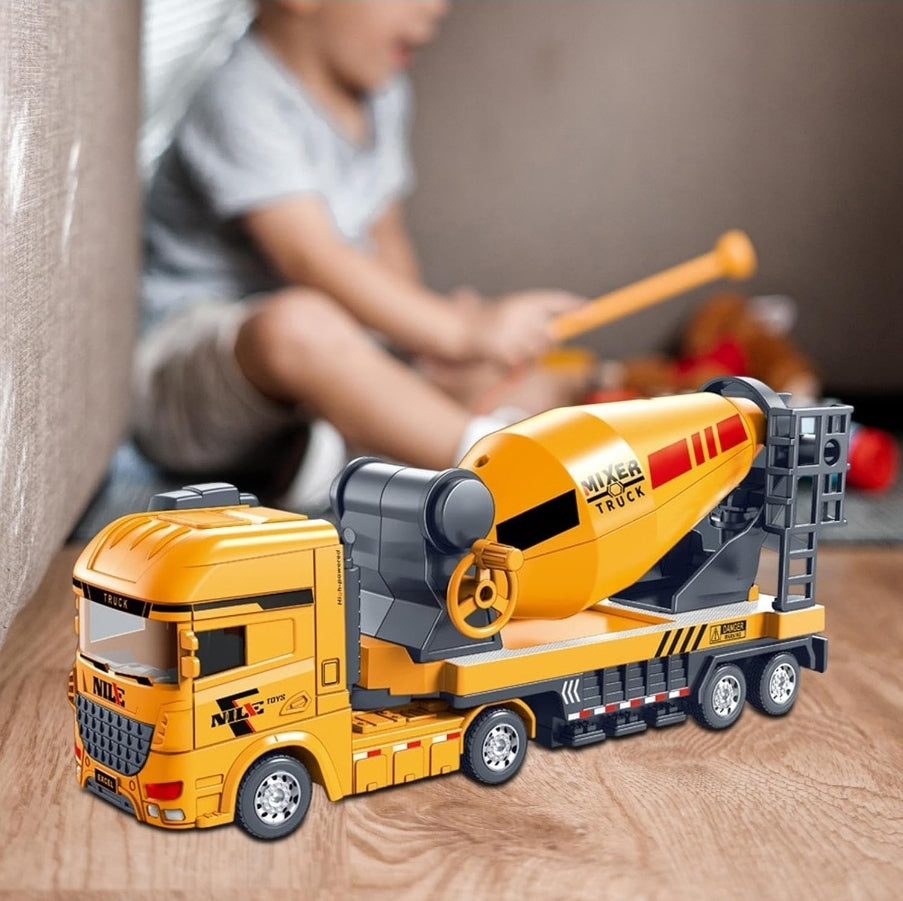 Concrete Mixer Truck Construction Model