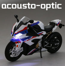 Load image into Gallery viewer, BMW S1000RR 1:12 Diecast Alloy Model Bike (Size: 17.3 x 6.3 x 9.4 cm)