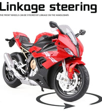 Load image into Gallery viewer, BMW S1000RR 1:12 Diecast Alloy Model Bike (Size: 17.3 x 6.3 x 9.4 cm)