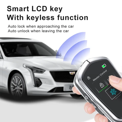 LCD Smart Key - ALPHA 858 Silver