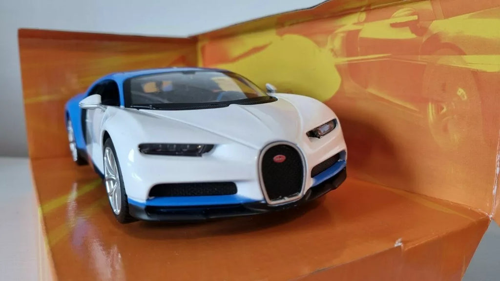 Bugatti Chiron White Licensed Maisto 1:24 Diecast Scale Model