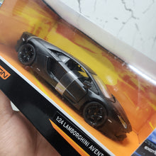 Load image into Gallery viewer, Lamborghini Aventador LP 700-4 Black Licensed Maisto 1:24 Diecast Scale Model