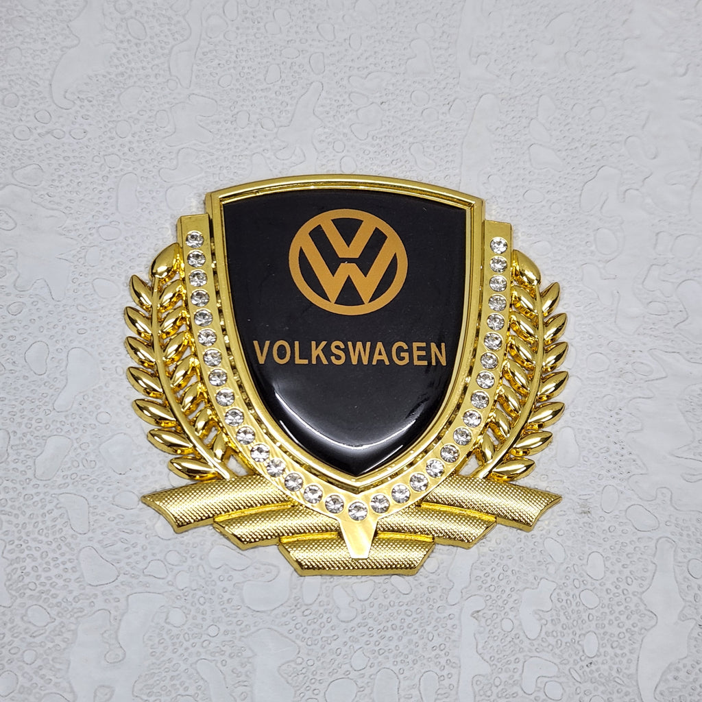 3D Owners Club v3.0 Car Metal Emblem Badge Sticker Decal (Gold)