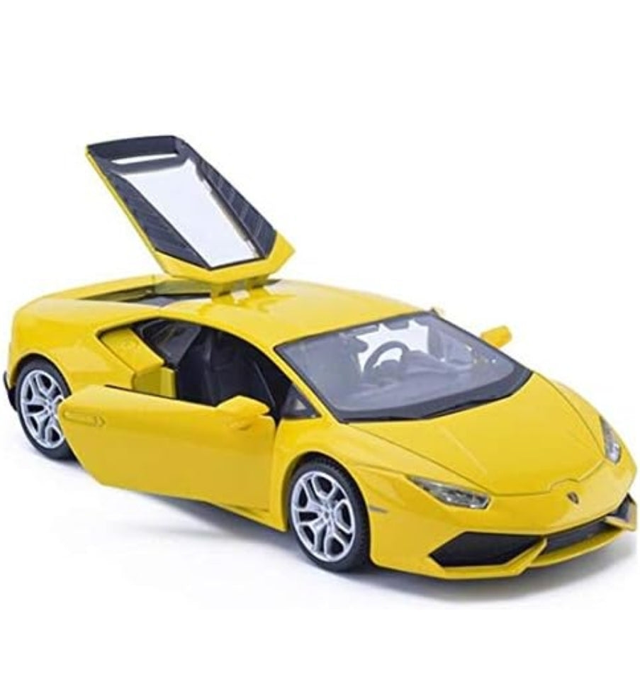 Lamborghini Huracan LP 610-4 Yellow Licensed Maisto 1:24 Diecast Scale Model