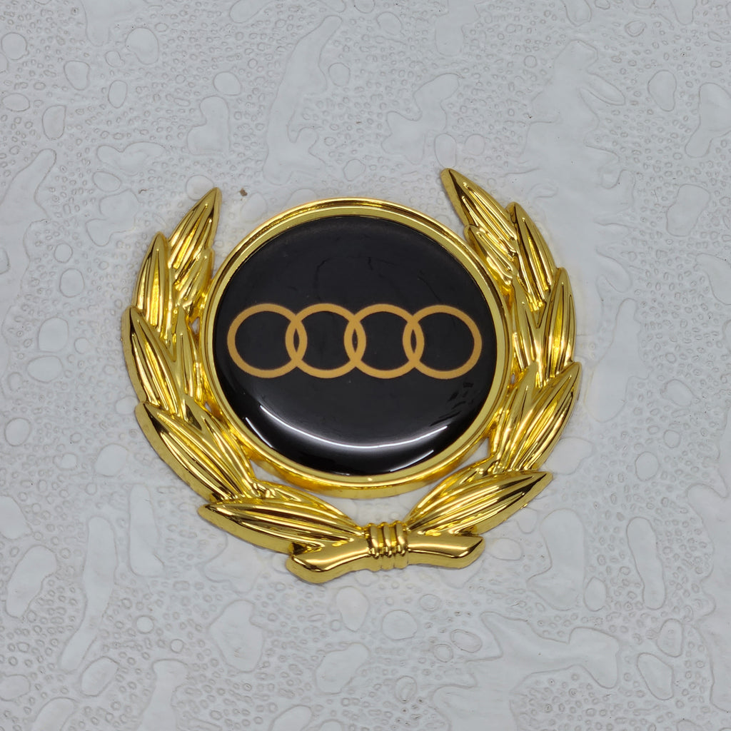 3D Owners Club v4.0 Car Metal Emblem Badge Sticker Decal (Gold) 6 x 5.5 cm