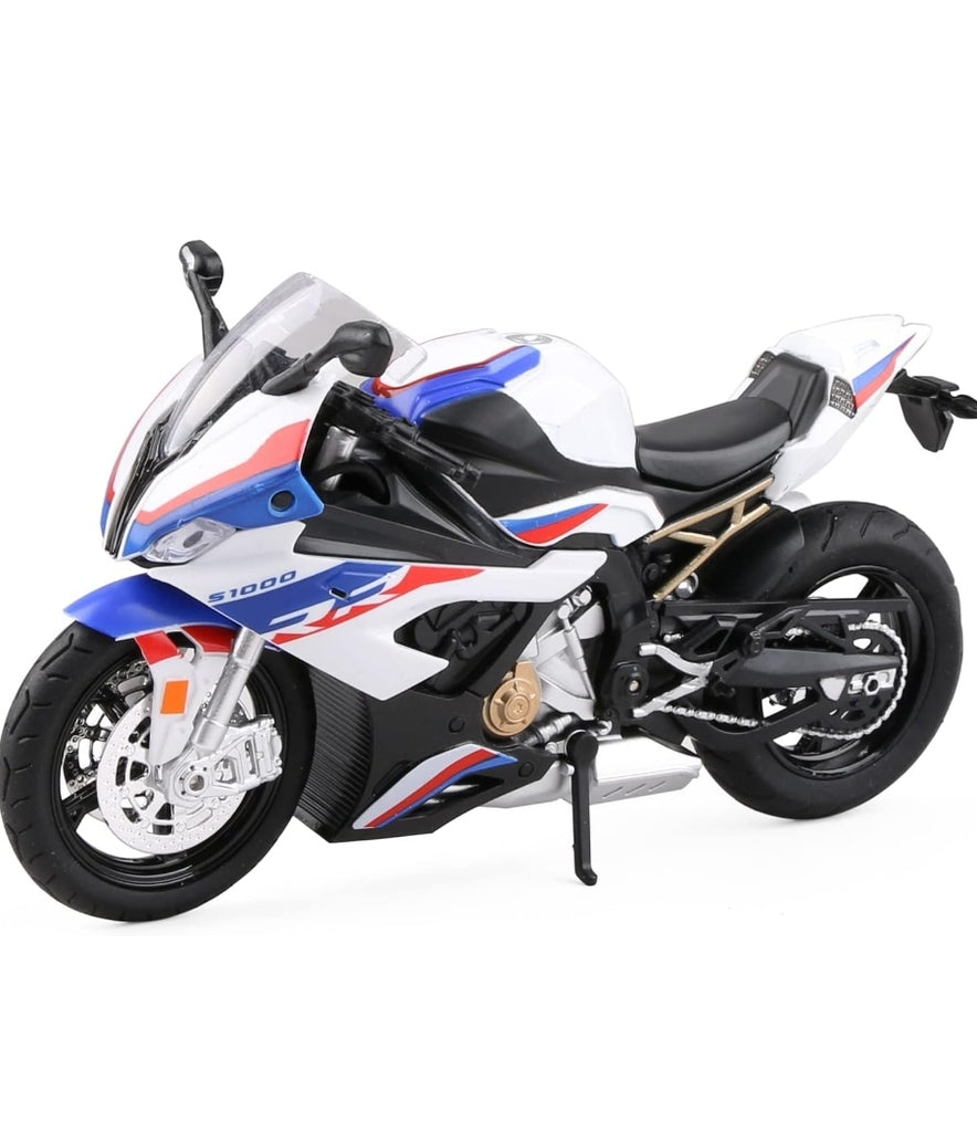 BMW S1000RR 1:12 Diecast Alloy Model Bike (Size: 17.3 x 6.3 x 9.4 cm)