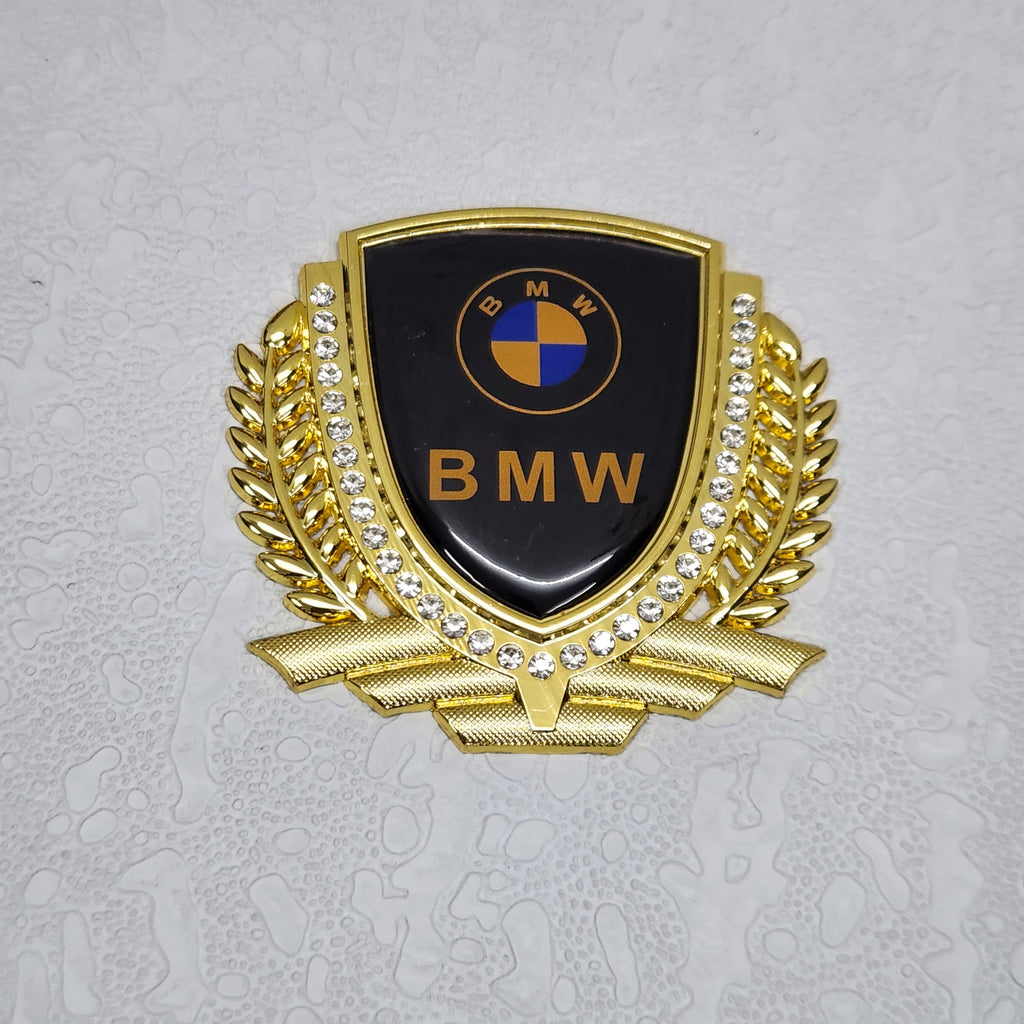 3D Owners Club v3.0 Car Metal Emblem Badge Sticker Decal (Gold)