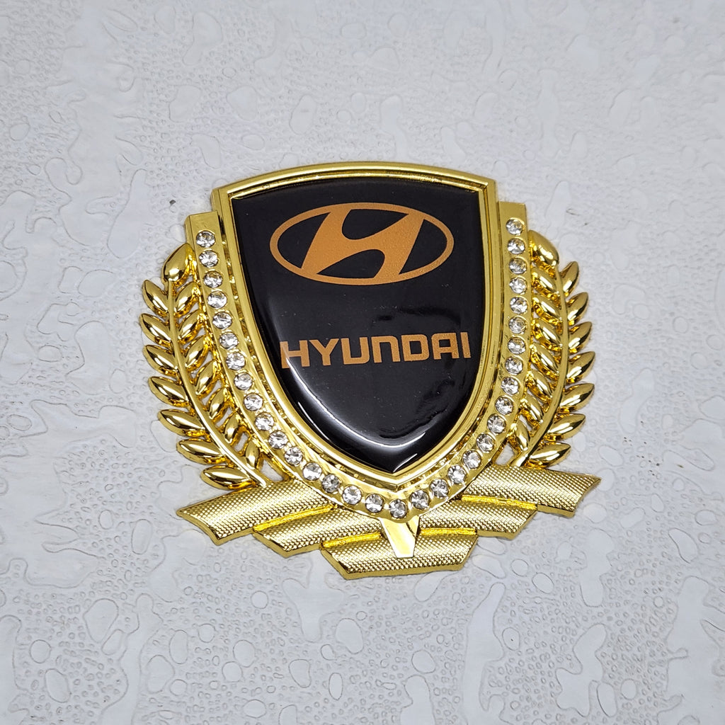 3D Owners Club v3.0 Car Metal Emblem Badge Sticker Decal (Gold)