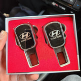 2 Pcs, Metal & Glass 2in1 Metal Buckle & Holder With Logo