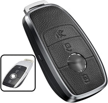 Load image into Gallery viewer, Mercedes New Key Exclusive Aluminium Alloy Leather Keycase with Holder &amp; Rope Chain