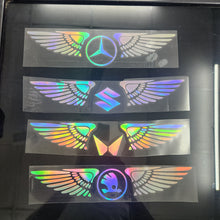 Load image into Gallery viewer, Wings Logo Laser Reflective Car Sticker