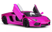 Load image into Gallery viewer, Lamborghini Aventador Coupe Licensed Welly 1:24 Diecast Scale Model