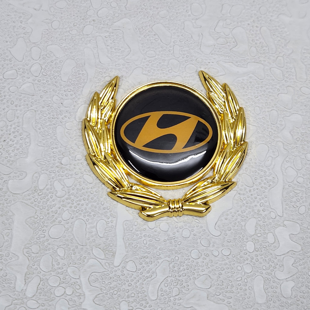 3D Owners Club v4.0 Car Metal Emblem Badge Sticker Decal (Gold) 6 x 5.5 cm