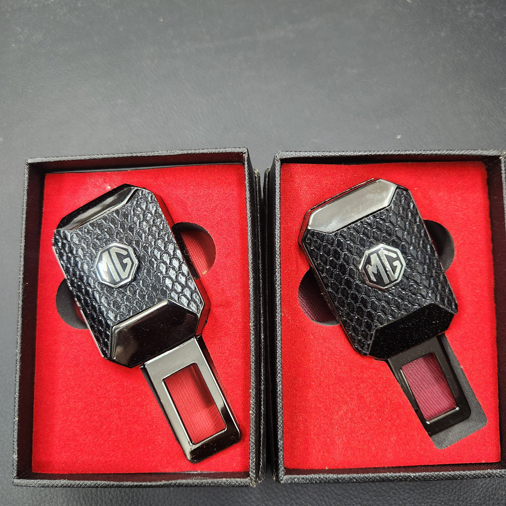 2 Pcs, Carbon Fiber Metal 2in1 Buckle & Holder With Logo