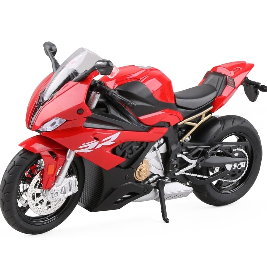 BMW S1000RR 1:12 Diecast Alloy Model Bike (Size: 17.3 x 6.3 x 9.4 cm)