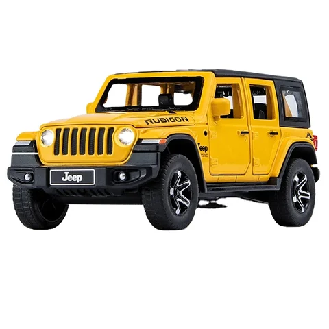 Jeep Rubicon Metal Diecast Car 1:32 (14x5 cm)