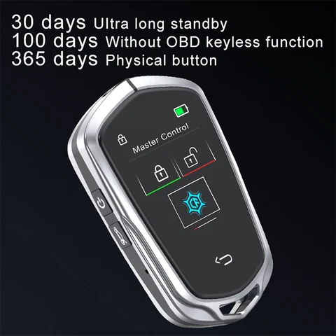 LCD Smart Key - ALPHA 858 Silver