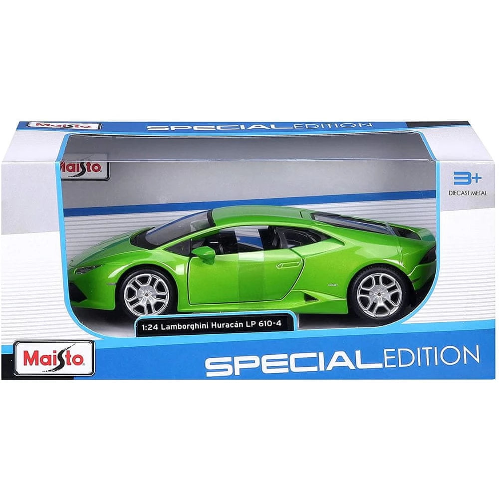 Lamborghini Huracan LP 610-4 Green Licensed Maisto 1:24 Diecast Scale Model