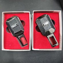 Load image into Gallery viewer, 2 Pcs, Carbon Fiber Metal 2in1 Buckle &amp; Holder With Logo