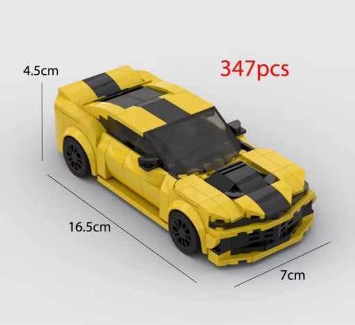 Chevrolet Camaro Building Blocks Car 347 Pcs