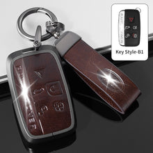 Load image into Gallery viewer, Land Rover 2.0 Key Exclusive Aluminium Alloy Leather 2.0 Keycase with Holder &amp; Rope Chain