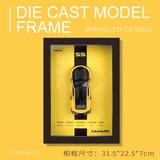 Chevrolet Camaro Diecast Car with 3D Frame