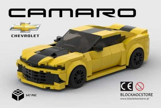 Chevrolet Camaro Building Blocks Car 347 Pcs