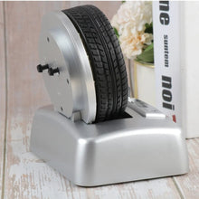 Load image into Gallery viewer, Non Ticking Tyre Shape Metal Alarm Clock